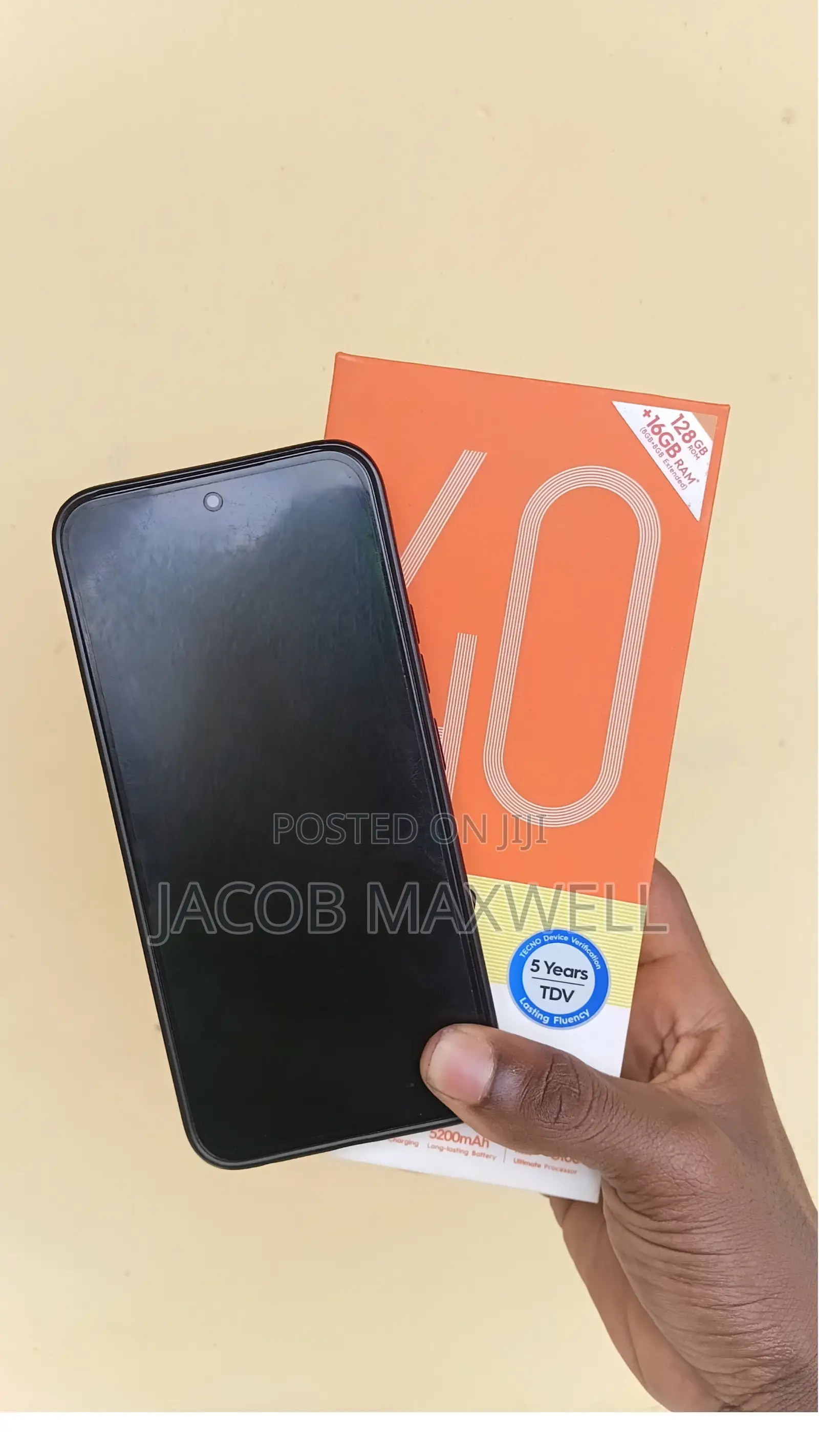 Tecno Spark 40 Pro 128 GB Black
