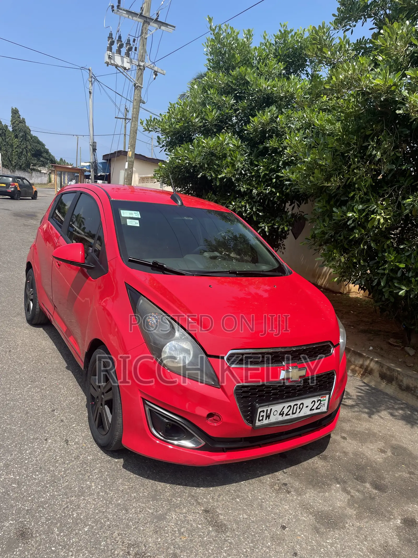 Chevrolet Spark 1LT 4dr Hatchback (1.2L 4cyl 5M) 2015 Red