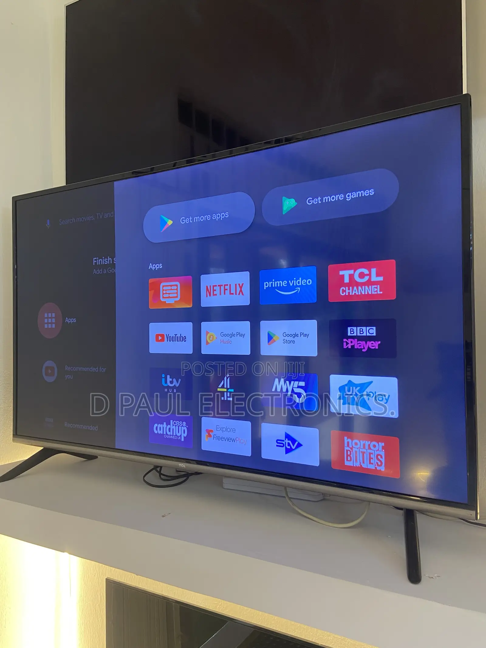 50 Inches Full Digital Satellite Ultra HD Led Smart Android TCL TV.
