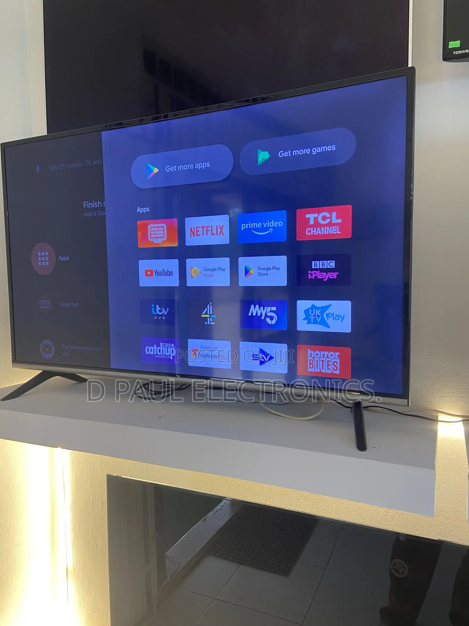 50 Inches Full Digital Satellite Ultra HD Led Smart Android TCL TV.