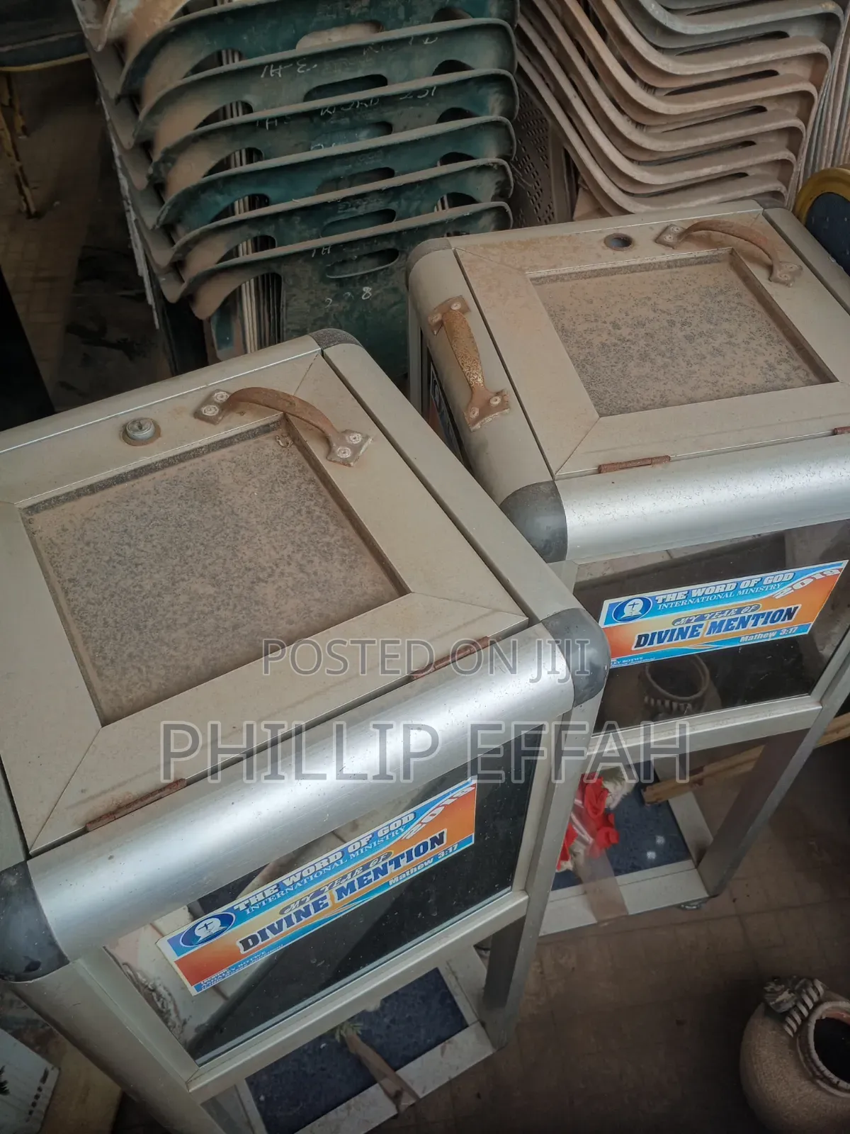 Pulpit Nd Offering Box Nd a Mixer Rack