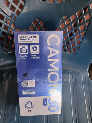 New Tecno Camon 50 Pro 256 GB Black