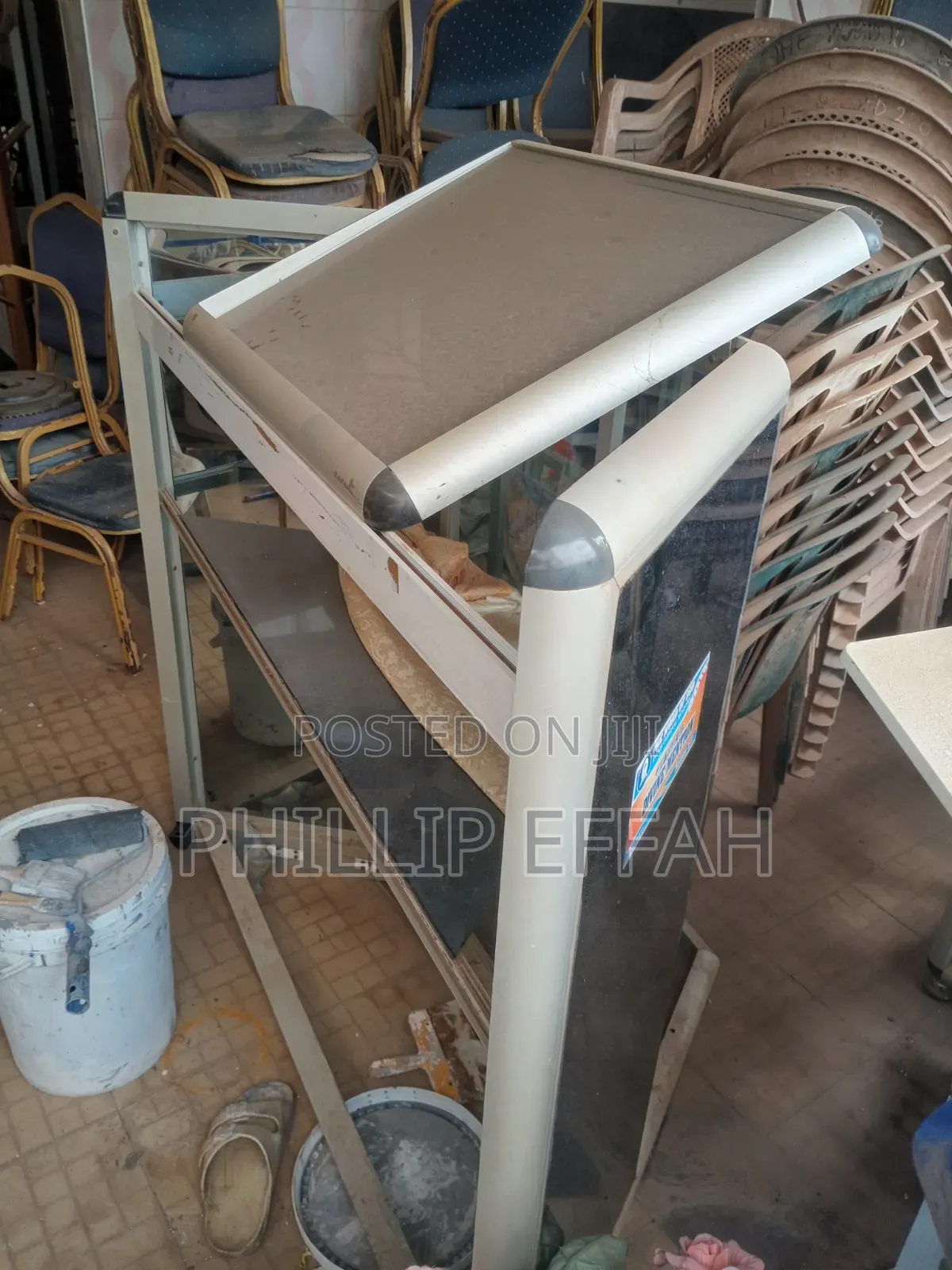 Pulpit Nd Offering Box Nd a Mixer Rack