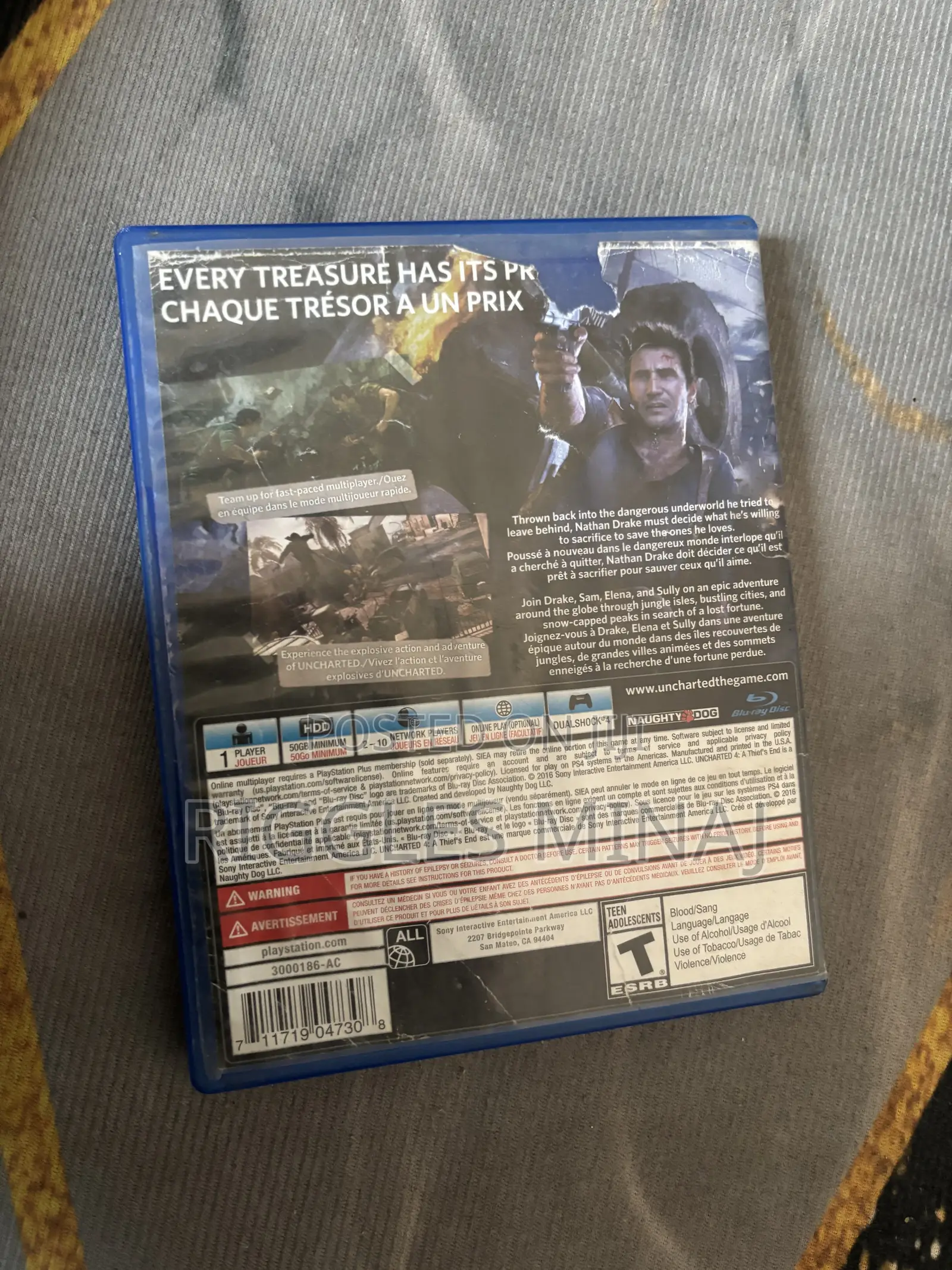Ps4 Uncharted 4 Cd
