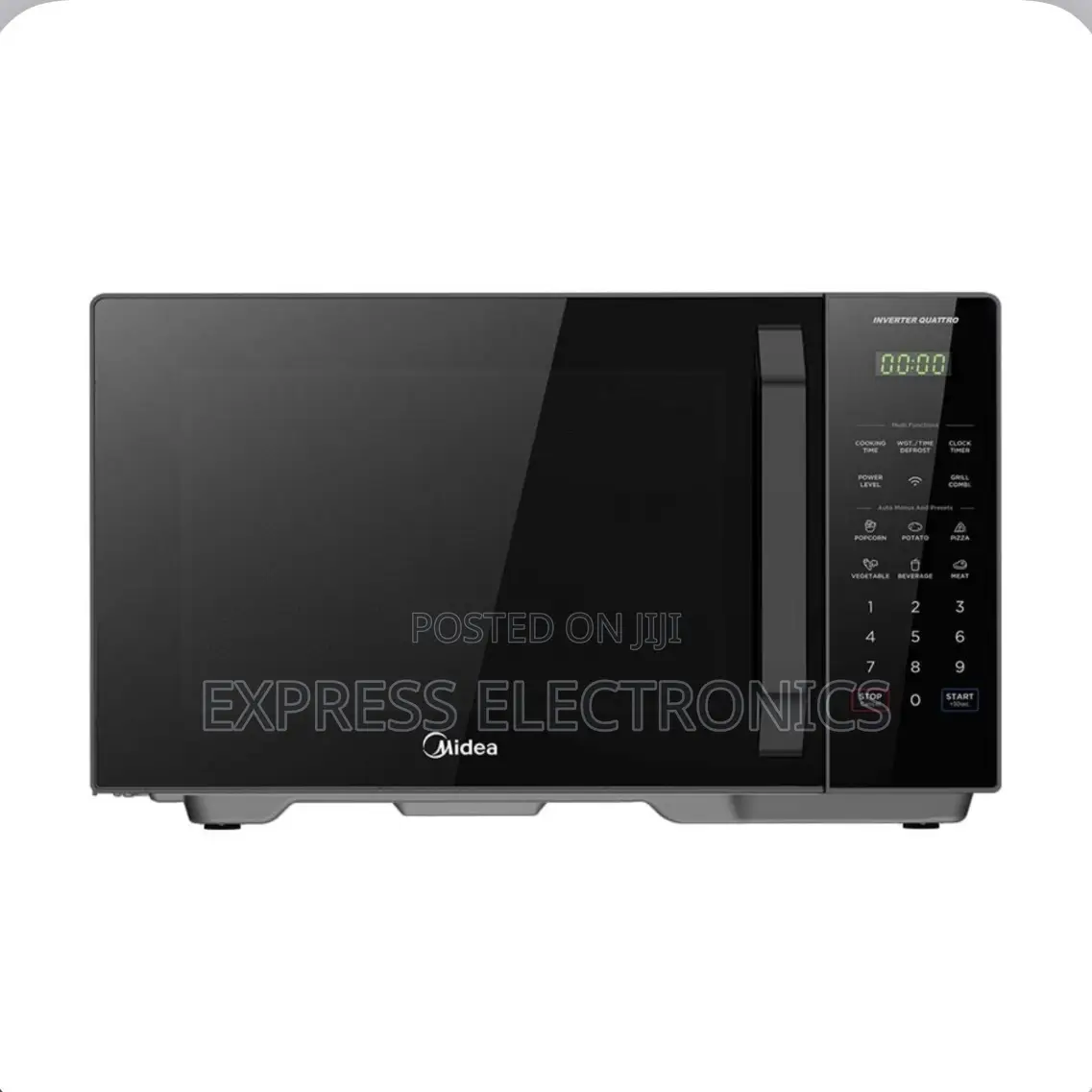 Available Midea EM9P032MO-B. Inverter Quattro Microwave 30L 1150w