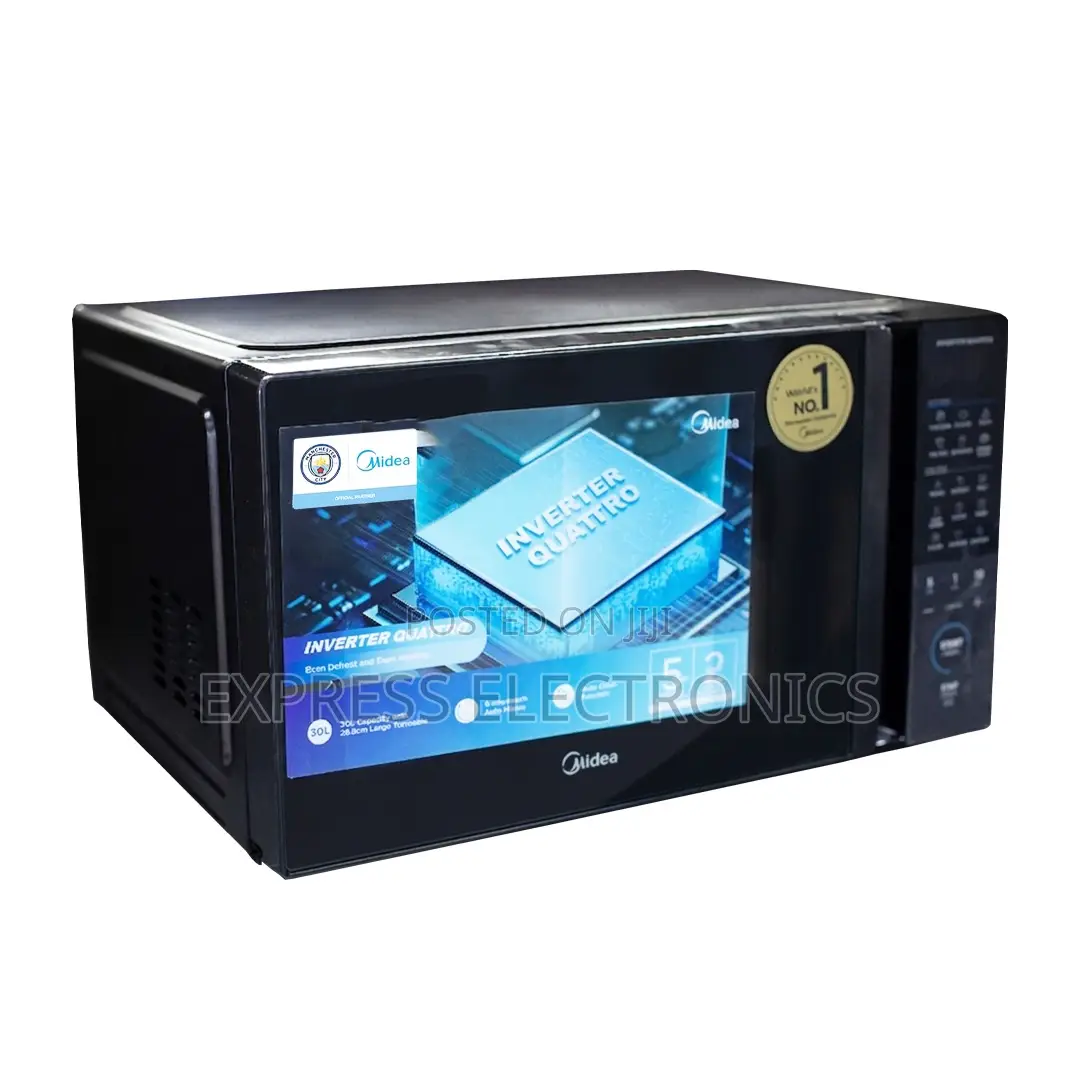 Place Your Midea EM9P032MO-B. Inverter Quattro Microwave 30L 1150w