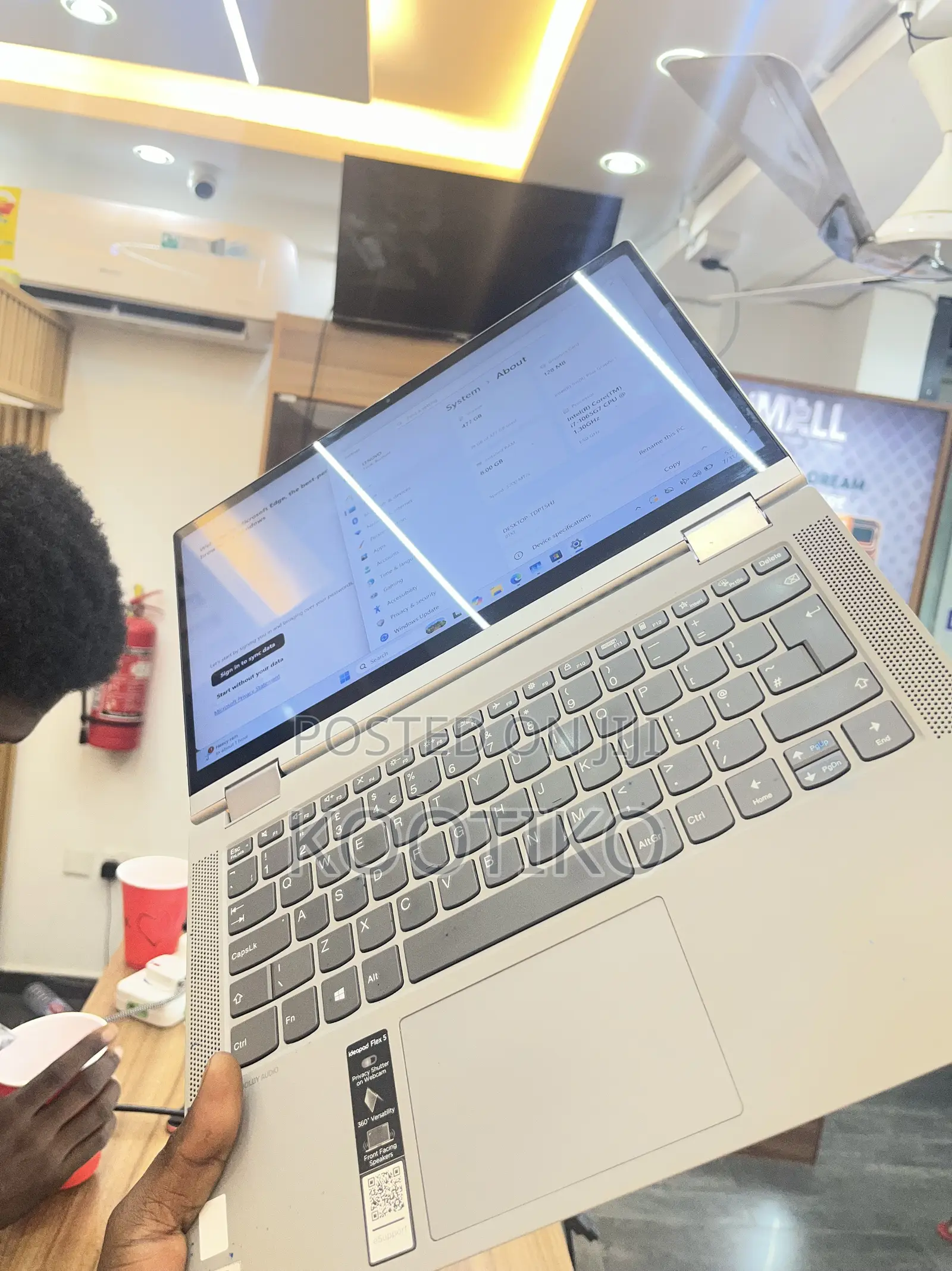 Laptop Lenovo Flex 5 8GB Intel Core i7 SSD 512GB