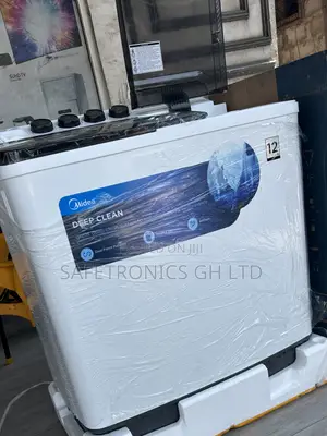 Accurate White Midea 12kg Semi Auto Twin Tub Washing Machine