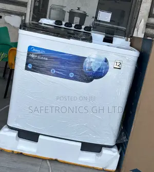 Sealed Good Midea 12kg Semi Auto Twin Tub Washing Machine