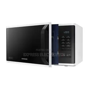 Ultra Modern Samsung 23l Ms23k3513aw/Sg Solo Microwave - White