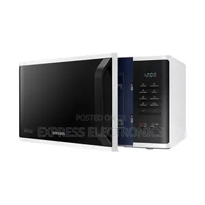 Ultra Modern Samsung 23l Ms23k3513aw/Sg Solo Microwave - White