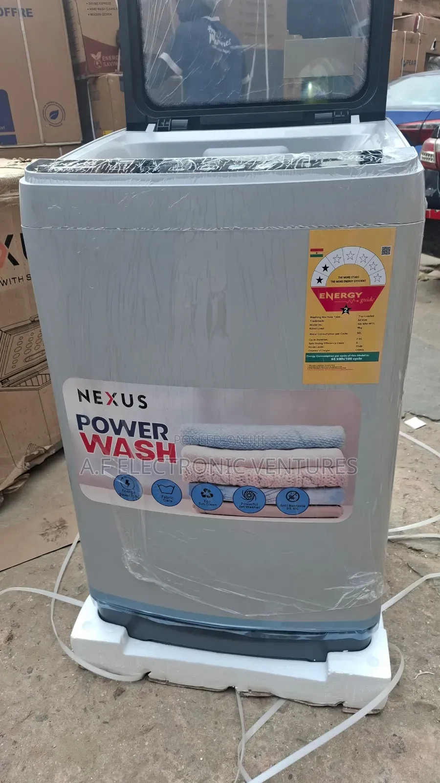 Nexus 9kg Top Load Fully Automatic Washing Machine