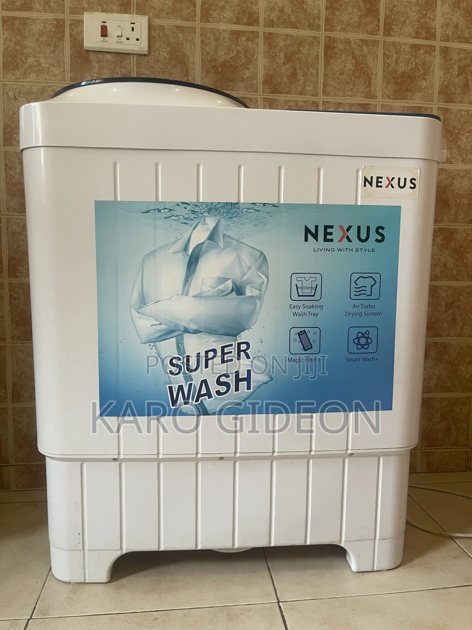 NEXUS 8kg Twin Tub Semi-Automatic Washing Machine