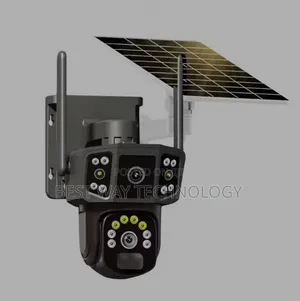 PTZ WiFi Solar Camera Dual Lens V380 Pro