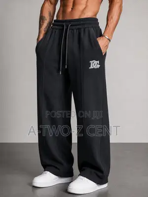 Relaxed-Fit Black Jogger Pants