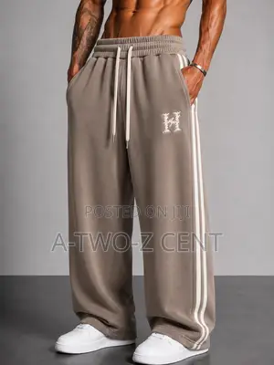 Relaxed-Fit Black Jogger Pants