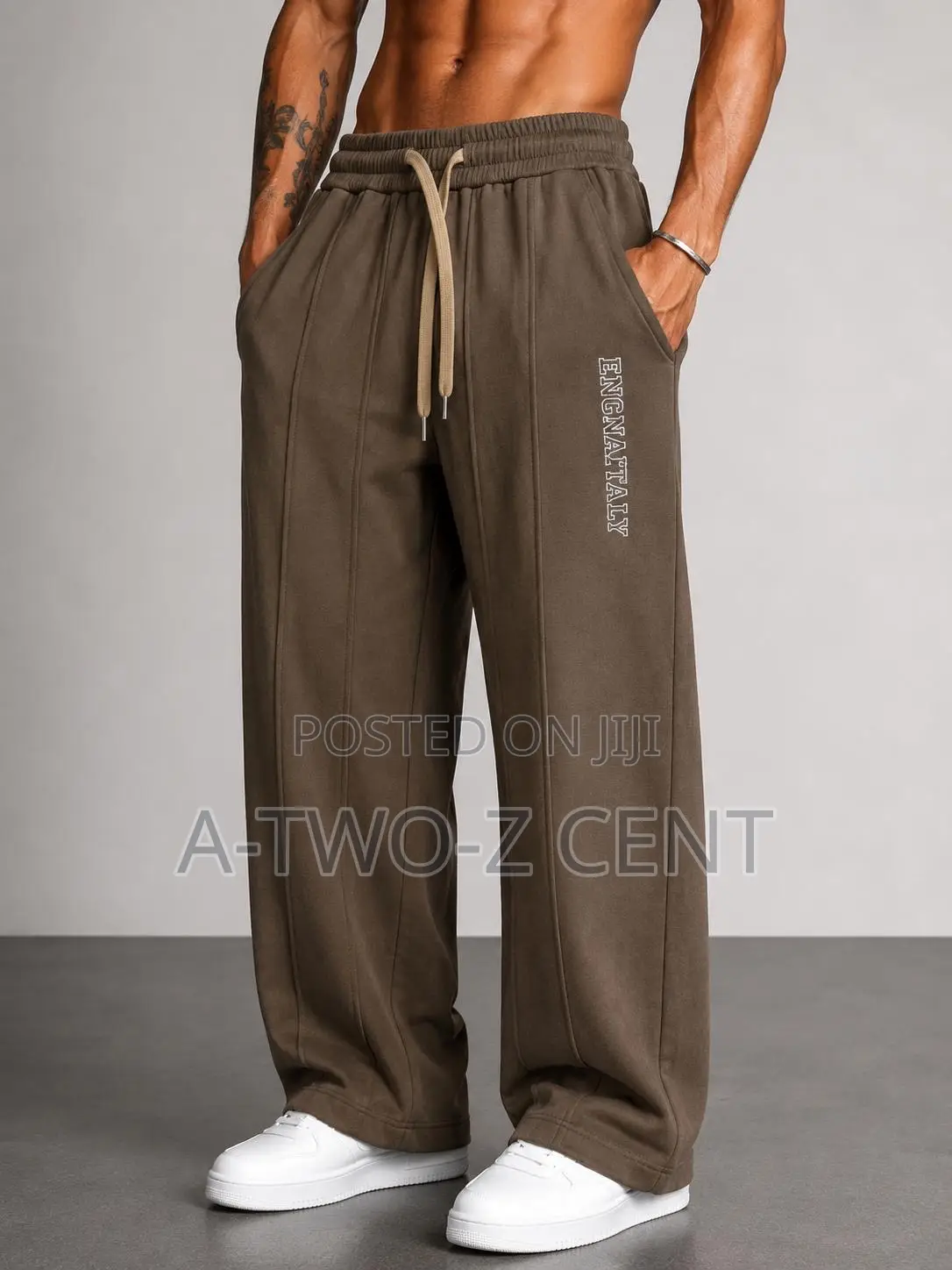 Relaxed-Fit Black Jogger Pants