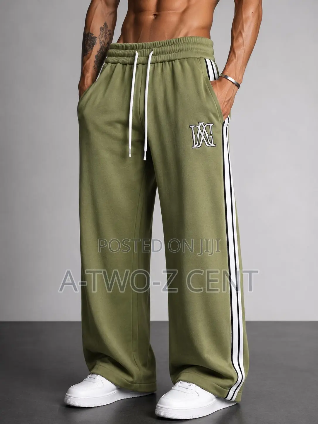 Relaxed-Fit Black Jogger Pants