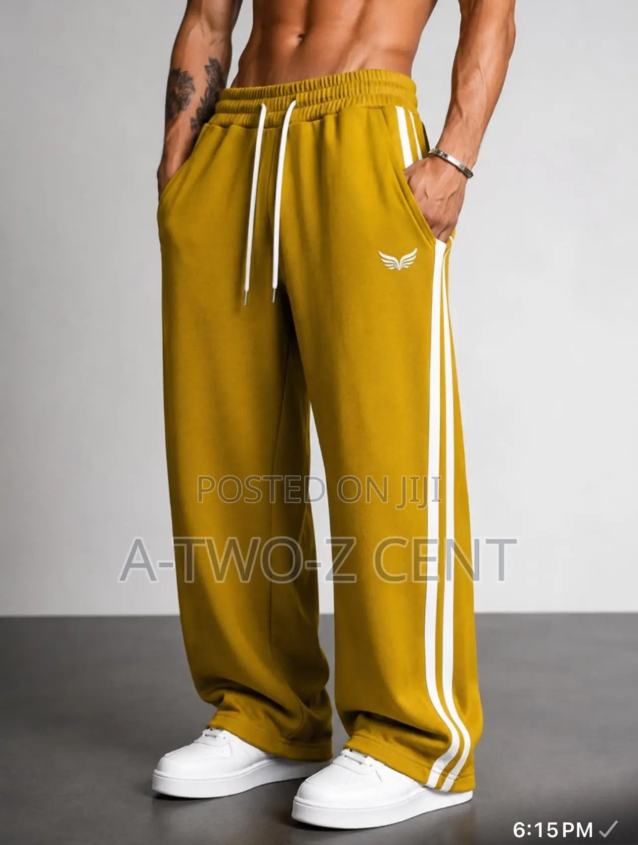 Relaxed-Fit Black Jogger Pants