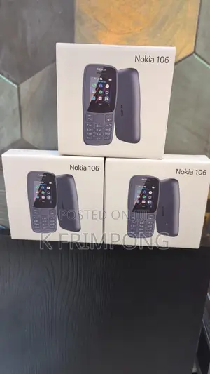 New Nokia 106 Black