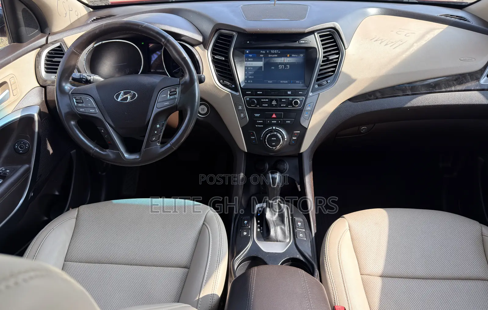 Hyundai Santa Fe SE Ultimate AWD 2017 Red