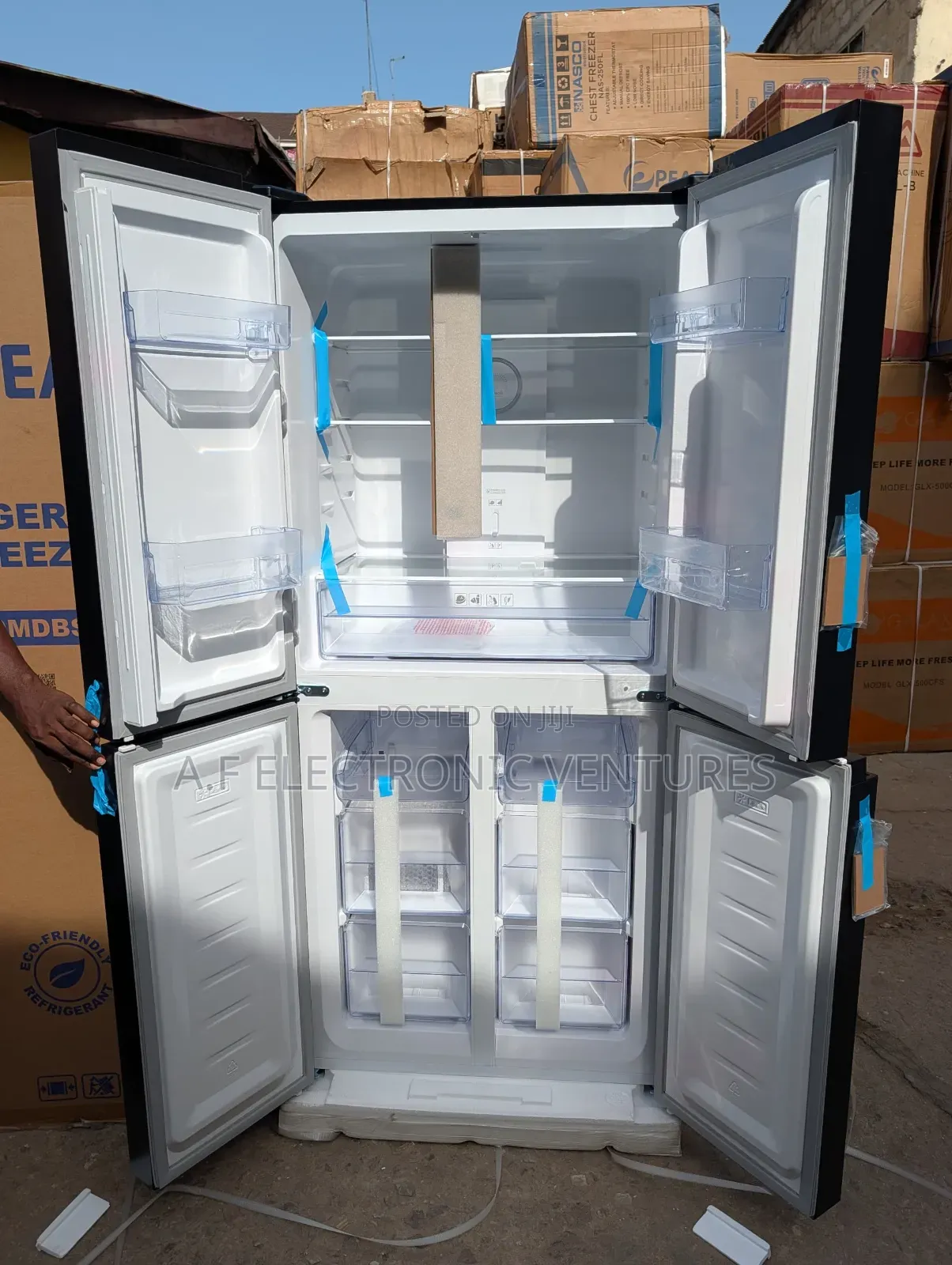 Pearl 362-Litres French Door Fridge (PF-550MDBSS )