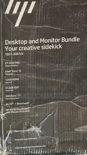 New Desktop Computer HP 12GB Intel Core i5 SSD 512GB