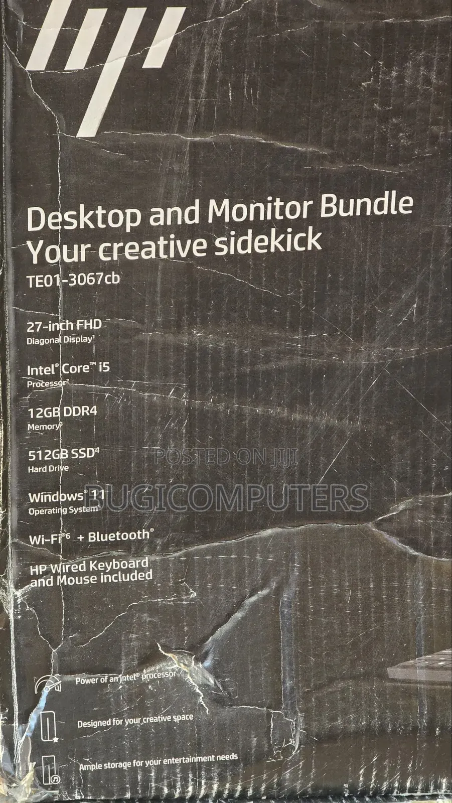 New Desktop Computer HP 12GB Intel Core i5 SSD 512GB