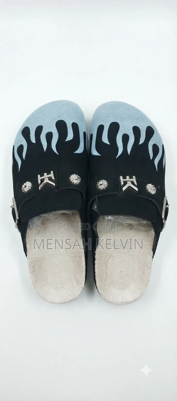 Brand New Designer Style Flame Print Slippers