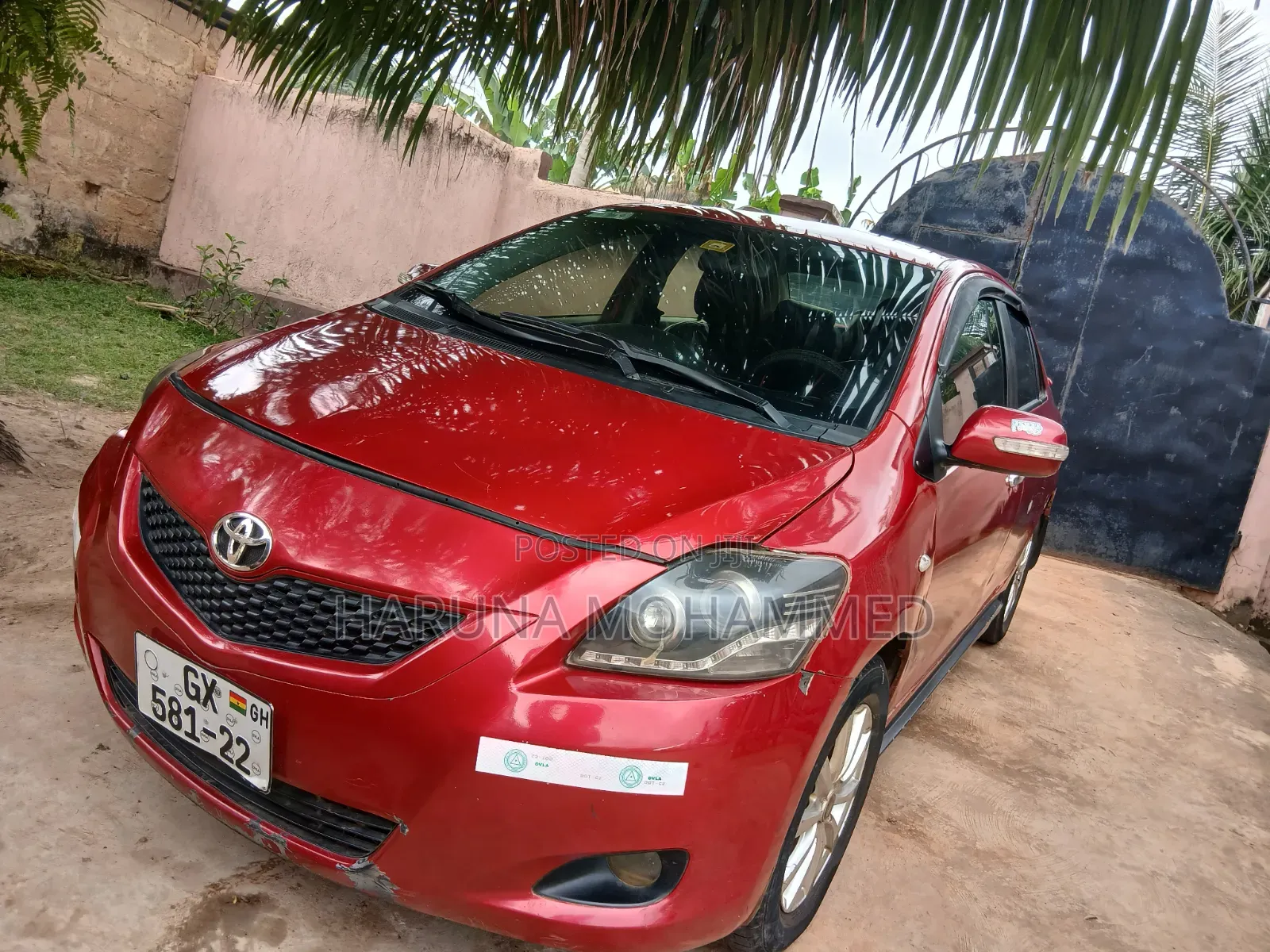 Toyota Yaris 2005 Red