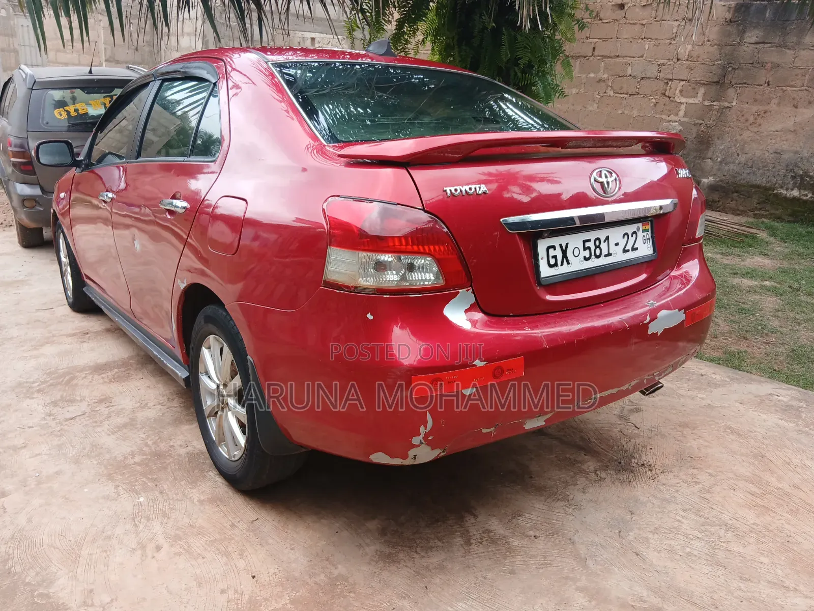 Toyota Yaris 2005 Red