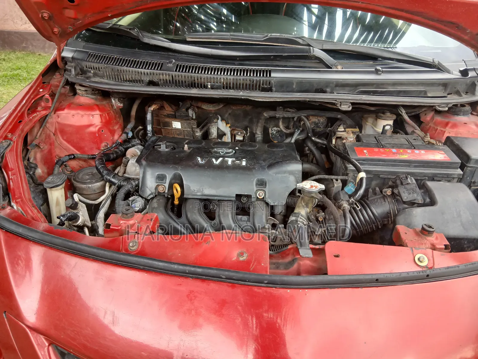 Toyota Yaris 2005 Red
