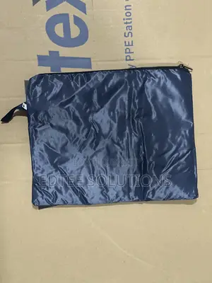 PVC Blue Black Raincoat With Reflector and Bag