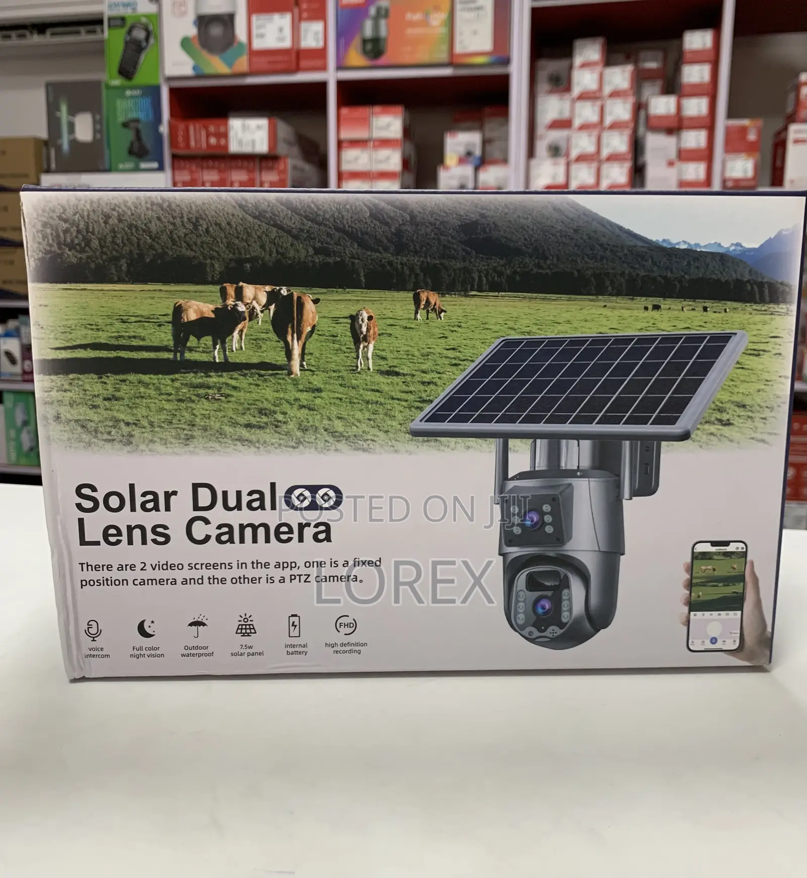Solar 4g Sim Camera PTZ Single Lens 6mp 2way Talk Eseecloud
