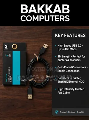Computer USB Printer Cable