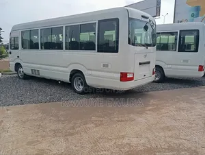 New Toyota Coaster 2025 White