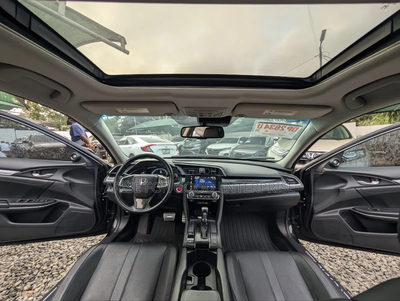 Honda Civic Touring 4dr Sedan (1.5L 4cyl) 2017 Black