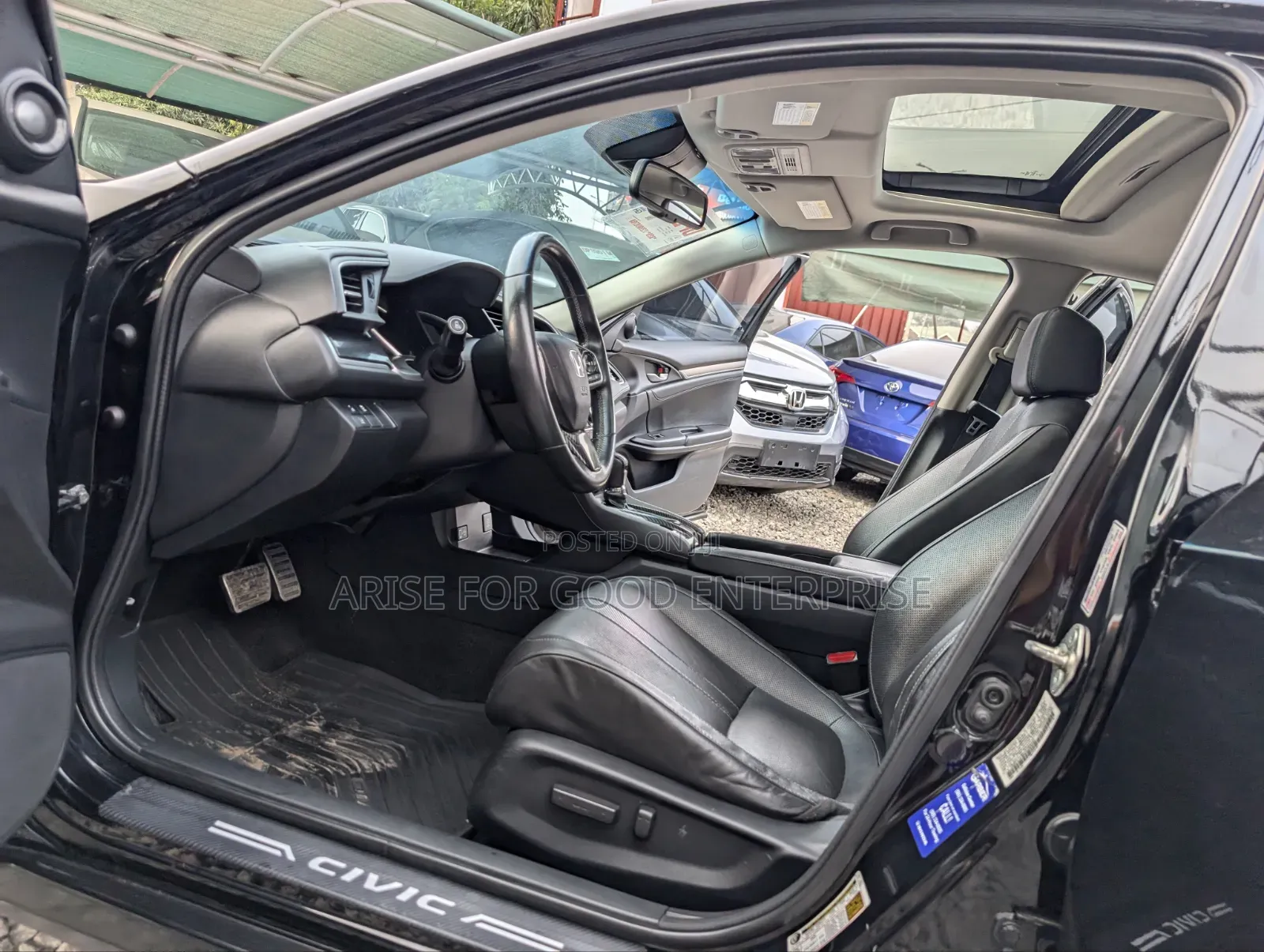 Honda Civic Touring 4dr Sedan (1.5L 4cyl) 2017 Black