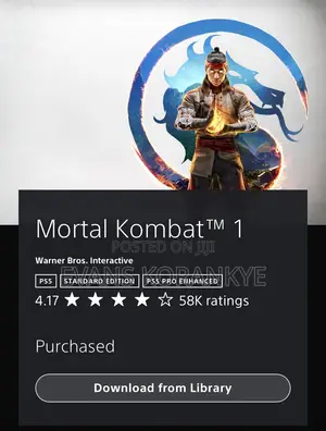PlayStation 5 Purchased License Games Account for Sale