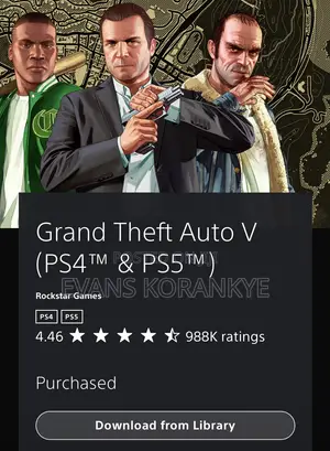 PlayStation 5 Purchased License Games Account for Sale