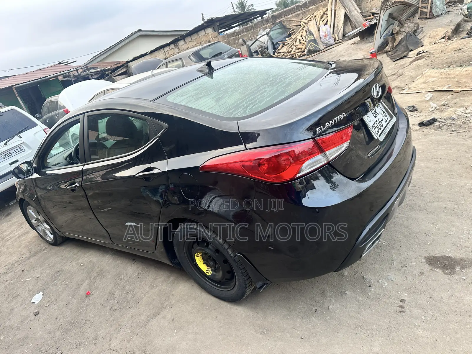 Hyundai Elantra Limited Sedan FWD (1.8L 4cyl 6A) 2013 Black
