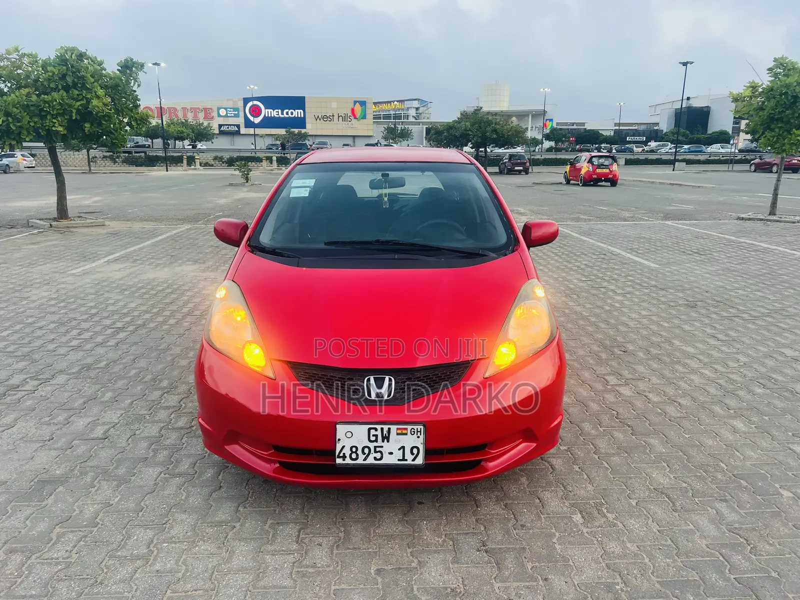 Honda Fit 2012 Red
