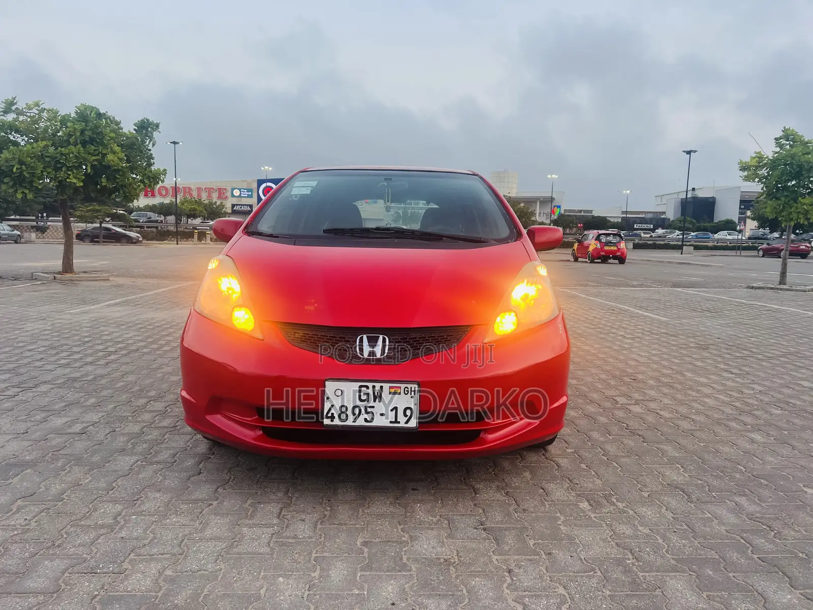 Honda Fit 2012 Red