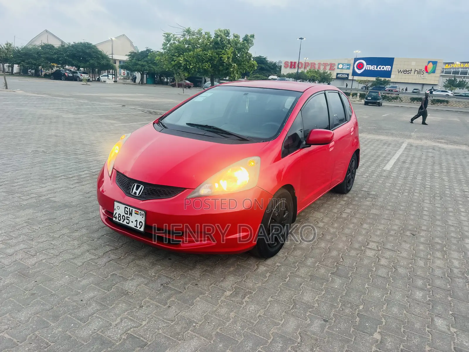 Honda Fit 2012 Red