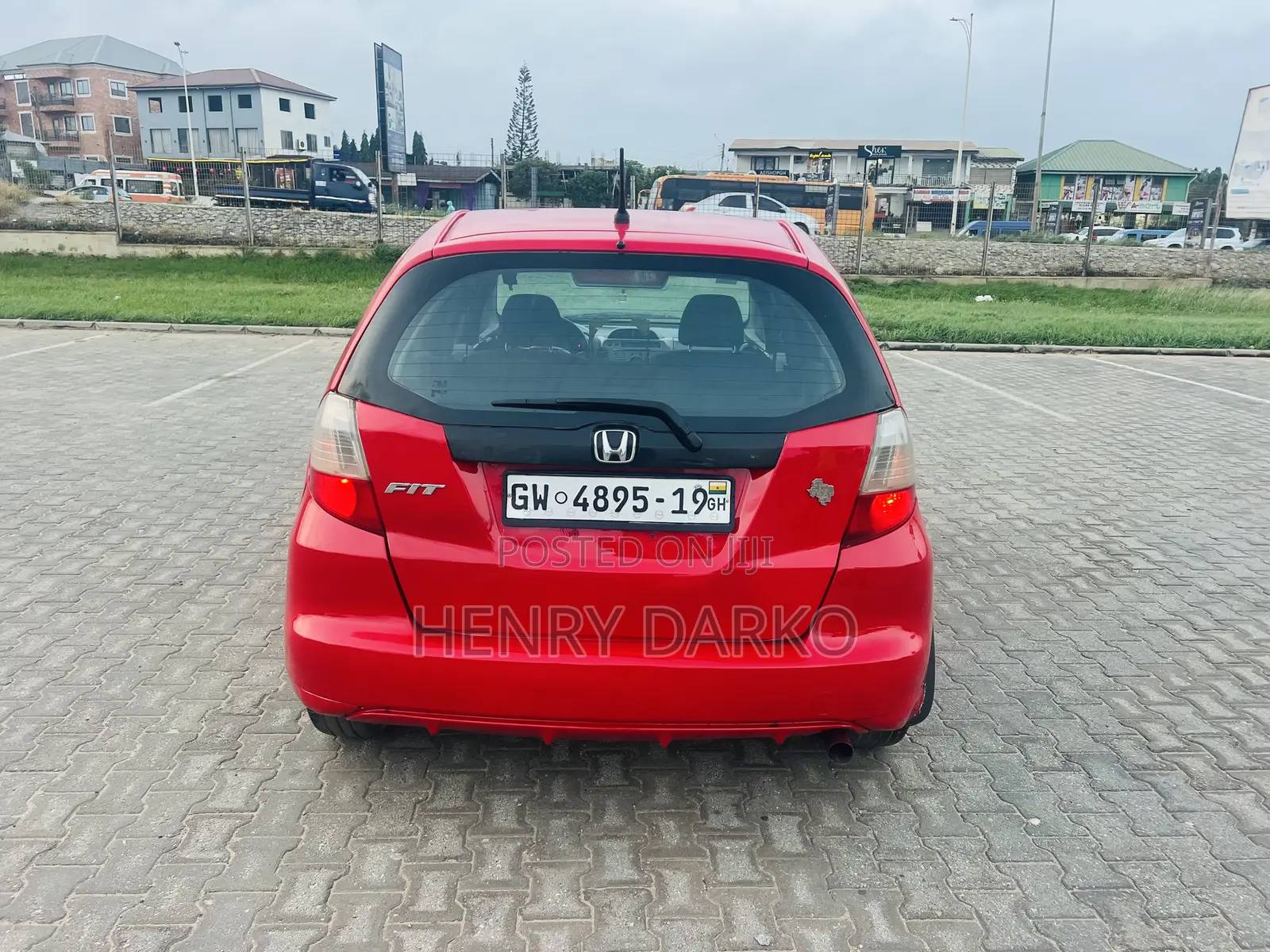 Honda Fit 2012 Red