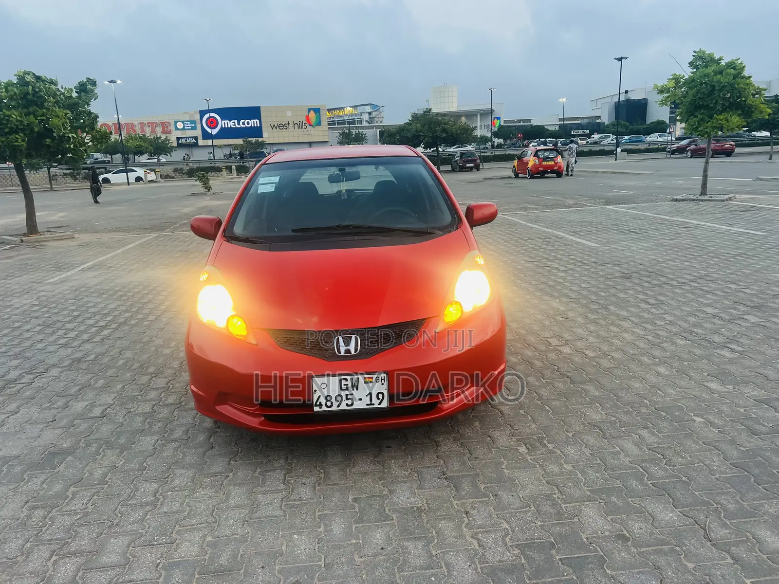 Honda Fit 2012 Red