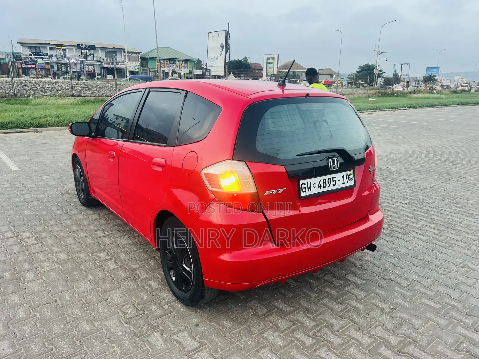 Honda Fit 2012 Red