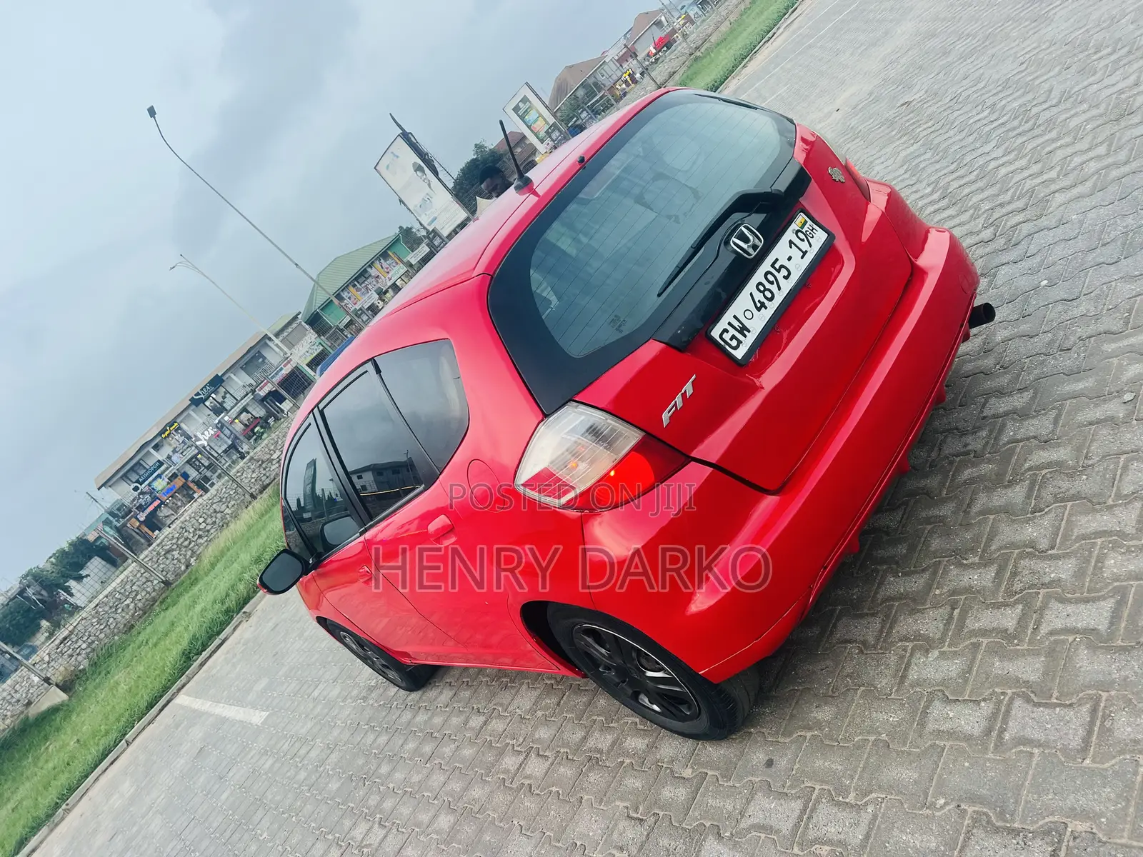 Honda Fit 2012 Red