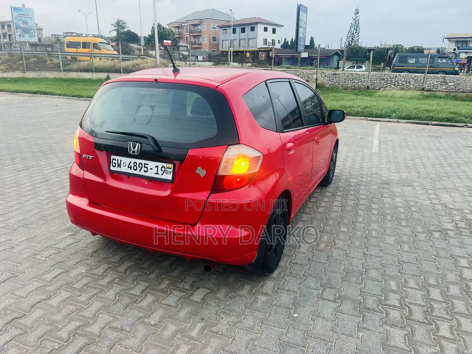 Honda Fit 2012 Red