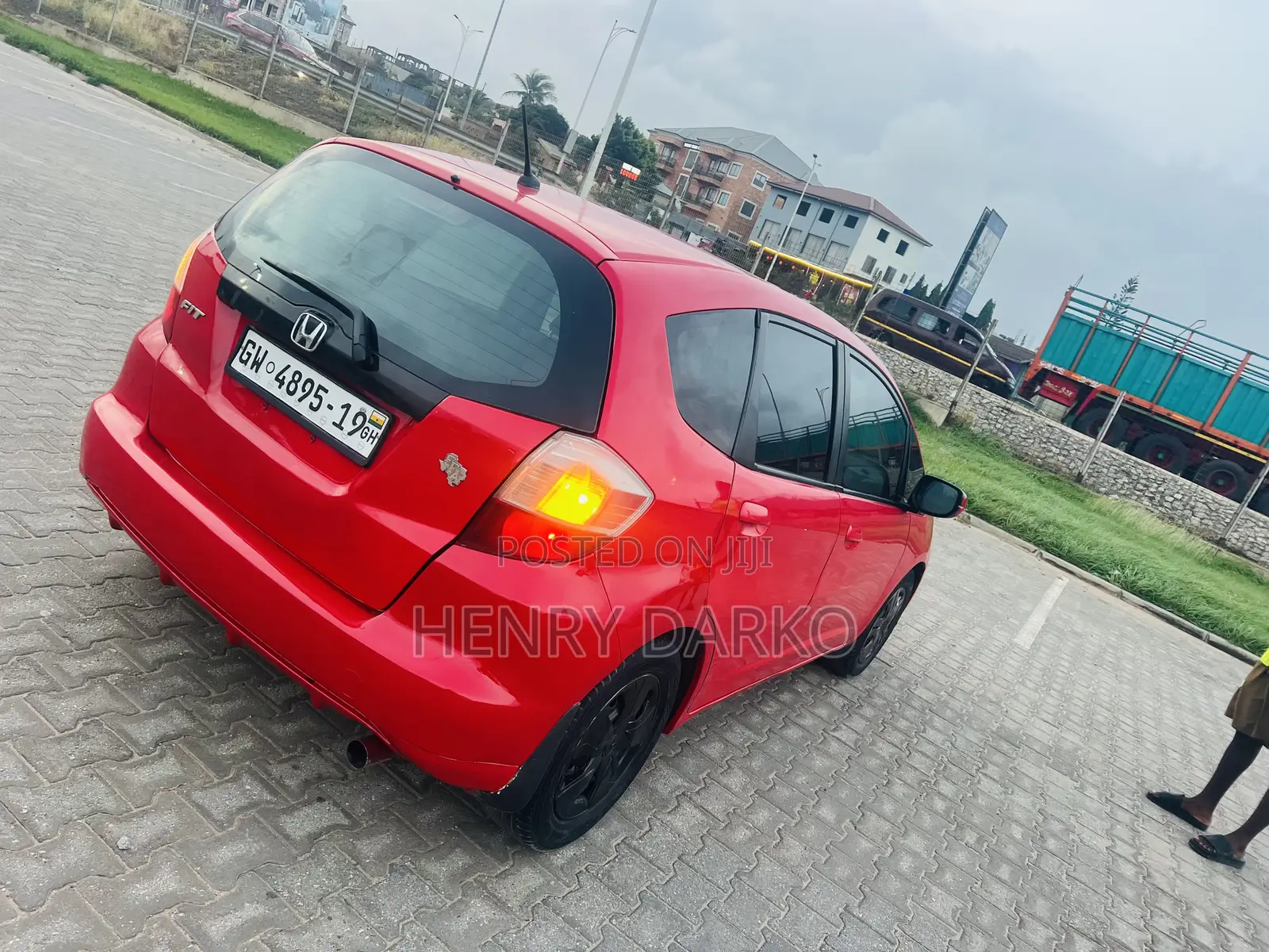 Honda Fit 2012 Red